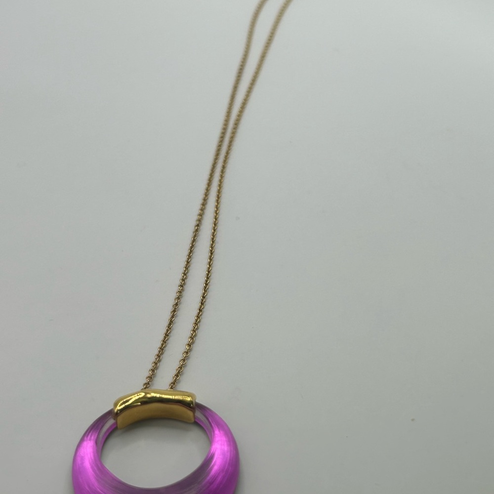 Alexis Bittar Lucite Pendant Necklace - Picture 6 of 6